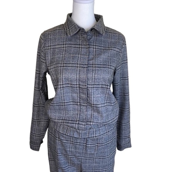 Urban Outfitters x Lucca Couture ‘Dylan’ Plaid Longsleeve Jumpsuit Coveralls XS - Picture 3 of 16